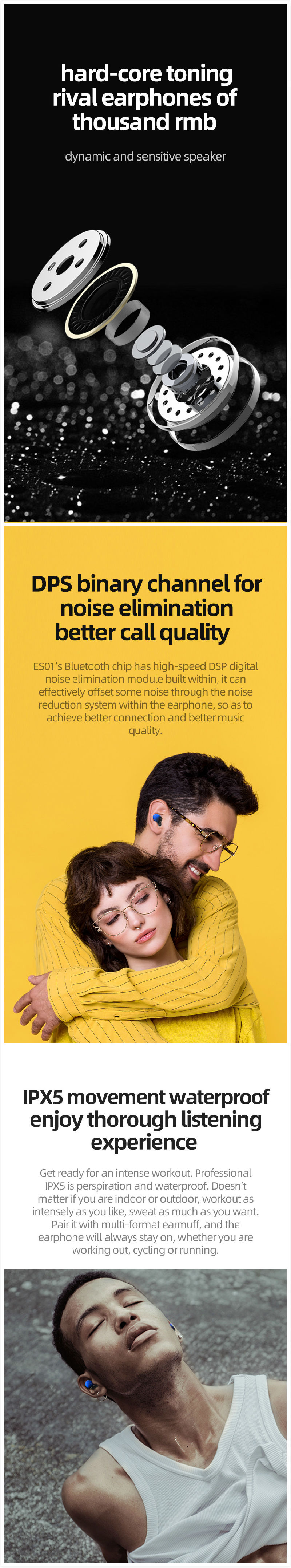 Headset Bluetooth Headset Wireless Headset Bluetooth Stereo Headset Earphone Headset Headset Bluetooth Stereo Headset Es01