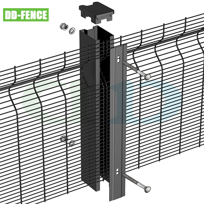 Africa 358 Security Fence Anti Climb Fence Clear View Fence Clearvu Fence for Villa, Garden, Industry, Farm, Airport Boundary Security