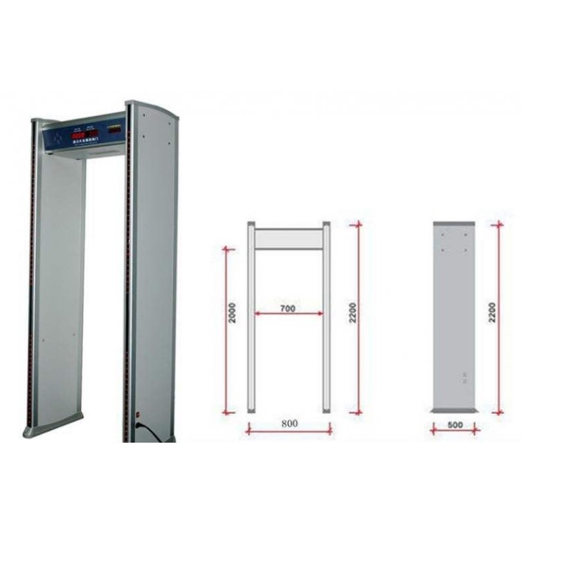 Touchscreen Airport Security Archway Entrance Metal Detector Gate for Customs