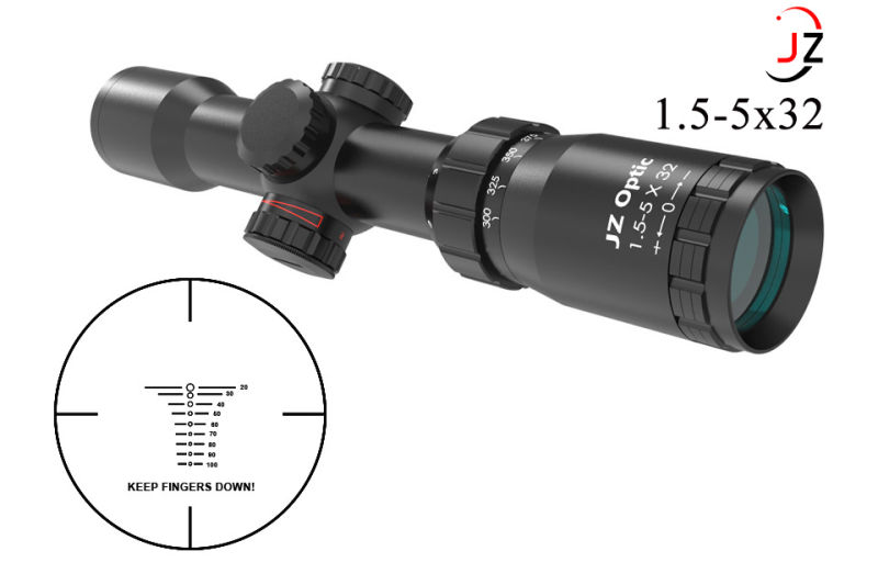 1.5-5X32 Weapons Hunting Guns Long Range Riflescope for Scope