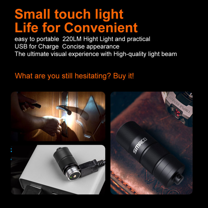 Rechargeable Flashlight Mini and Portable Flashlight Powerful Flashlight