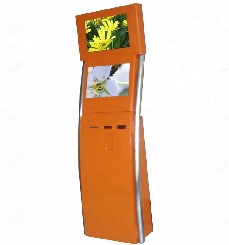 Online Access Airport Check in Kiosk with Card Reader and Printer