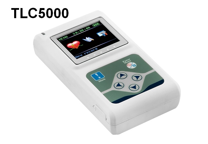 Hospital Equipment Digital OLED Holter ECG Monitoring System