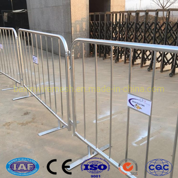 Safety Crowd Control Barrier Safety Traffic Metal Temporary Fence Pedestrian Crowd Control Barrier