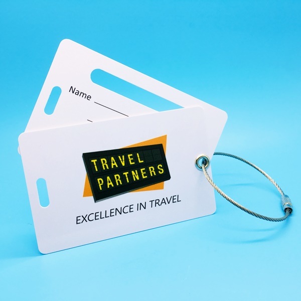 Special offer Custom logo printing Travel Luggage Name PVC luggage Tag