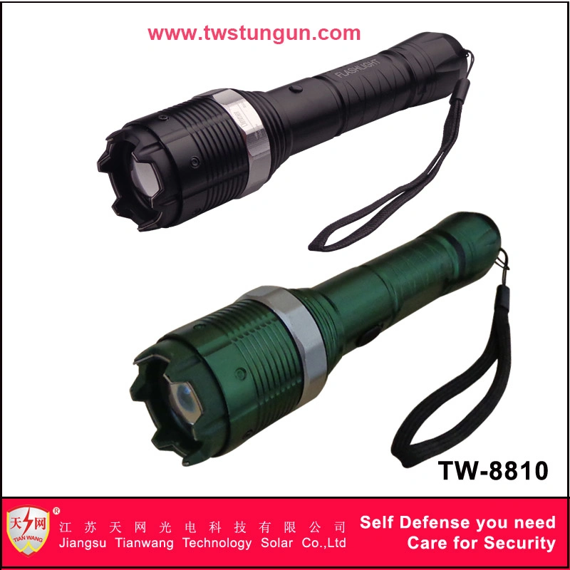 Heavy Duty Electric Flashlight Stun Gun for Personal Security&Police&Military