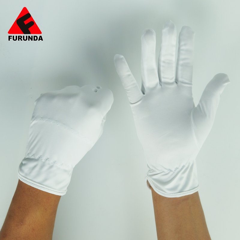 Safety Inspection Cotton Hand Glove ESD Pure Cotton White Gloves