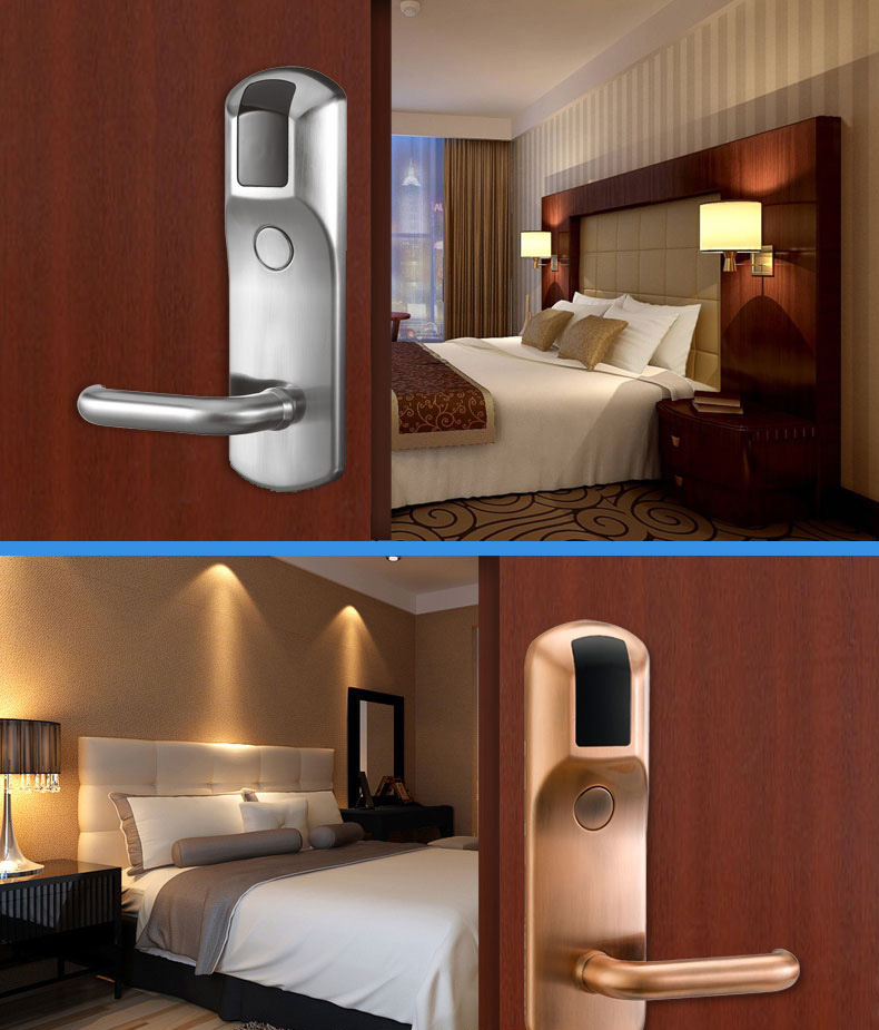 Electronic Safety Hotel Door Lock with Smart Card