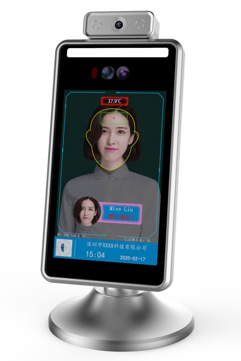 Smart Security Devices Body Temperature Scanner Camera Measurement Ai Measuring Device Face Recognition