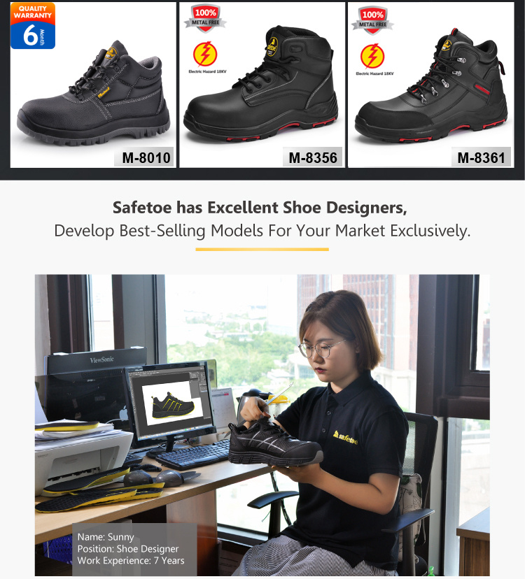 New Design Labor Safety Shoes Work Shoes Safety Footwear