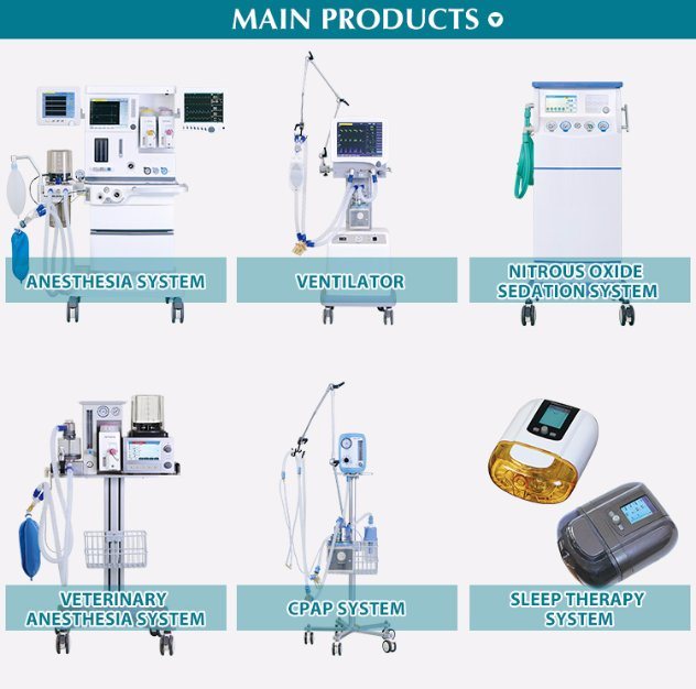 China New Medical Equipment China New Medical Equipment Anesthesia Machine Price S6100d