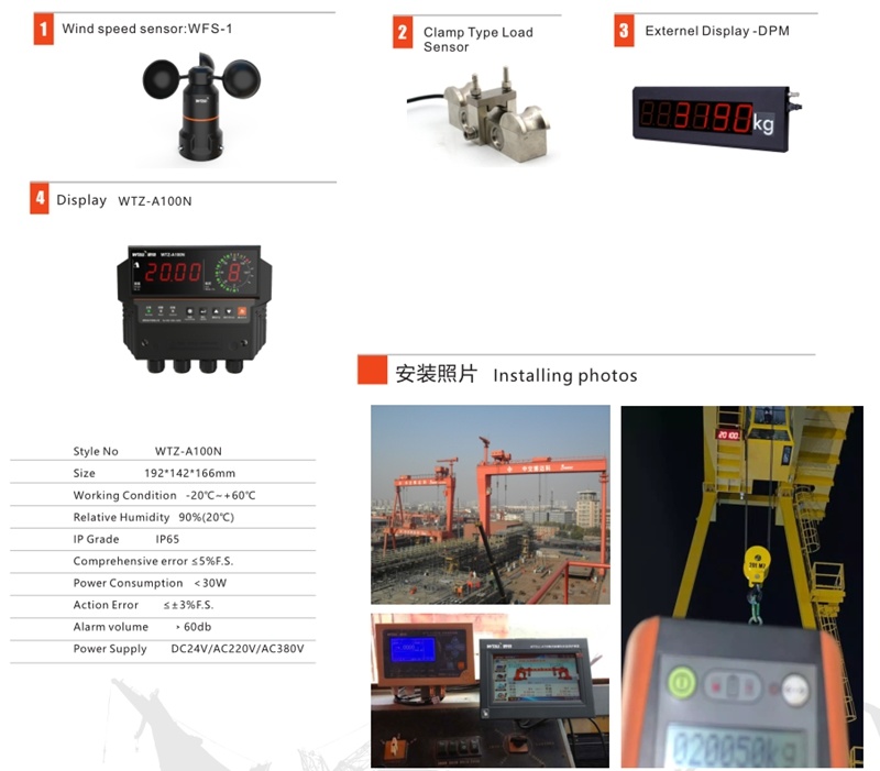 Crane Overload Protection Safety Devices Wtz A100 Overload Limiter