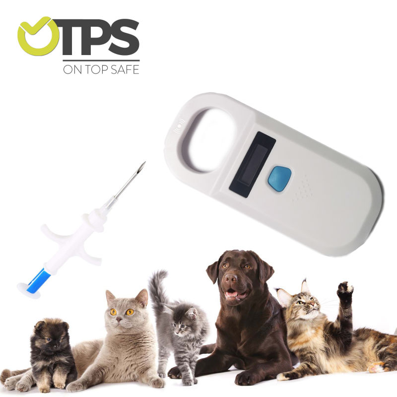 Otps Pets Tracking Temperature Scanner RFID Microchip Scanner / Animal ID Reader