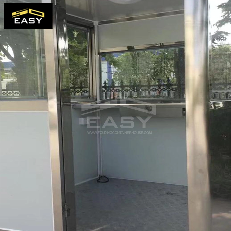 ISO Standard Waterproof Guard House Easy Install Security Booth Moveable Security Post