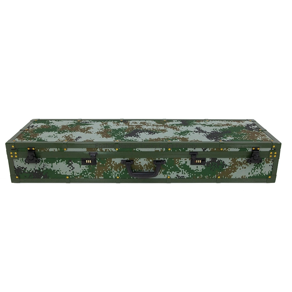 Camouflage Aluminum Molded Weapon Pistol Shooting Airsoft Gun Case