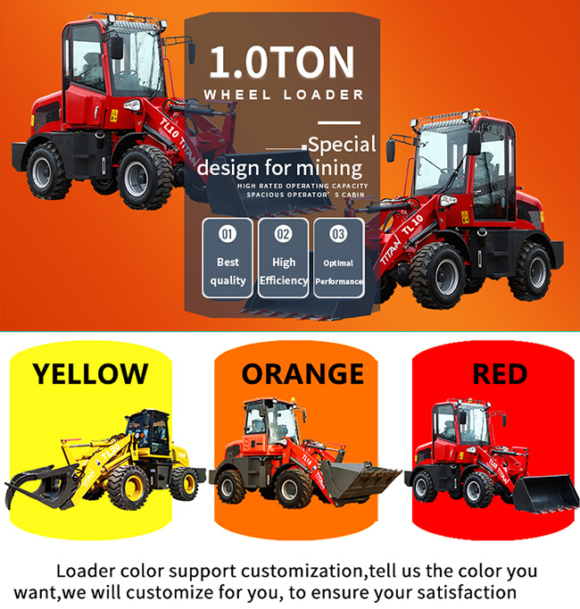 Titan Mini Loader Articulated Compact Loader for Family Use