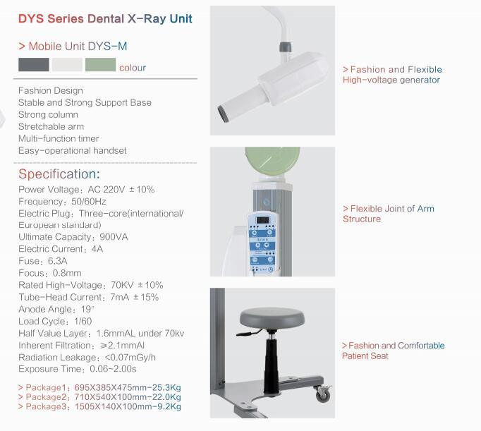 Getidy High Quality Mobile X Ray Machine Moving Type Dental X Ray Unit