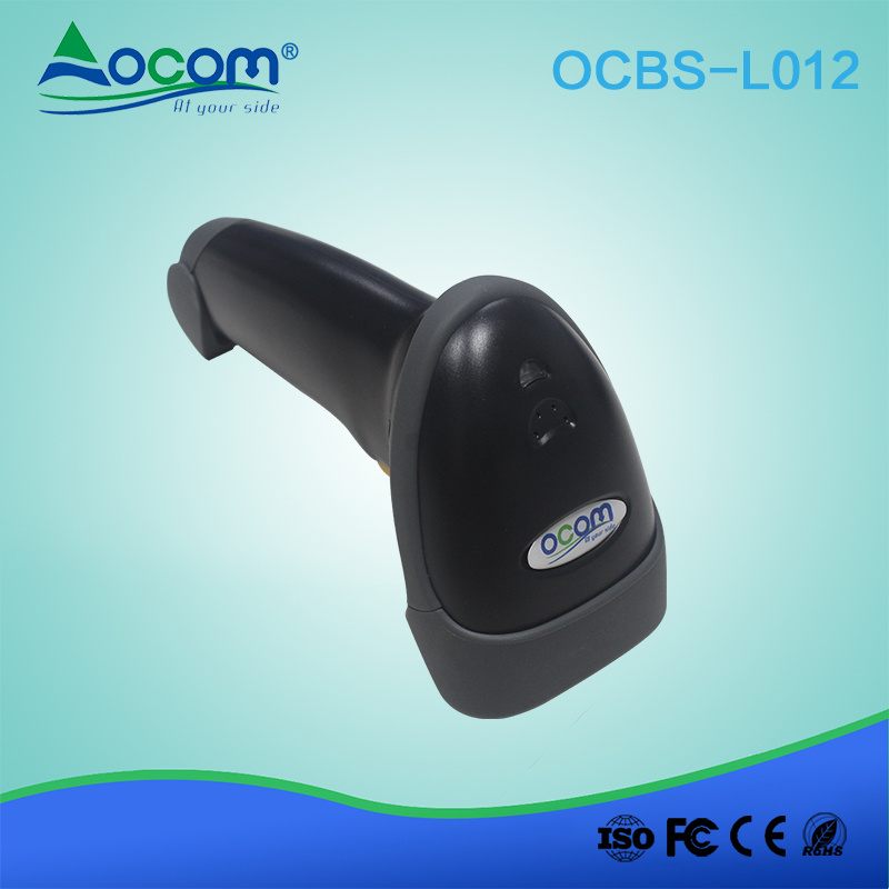 Excellent Quality Long Scan Handheld Black USB Barcode Scanner Laser Barcode Scanner