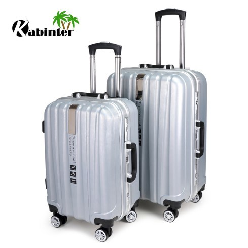 Durable Trolley Luggage Hardshell Luggage Bag Aluminum Cover Luggage