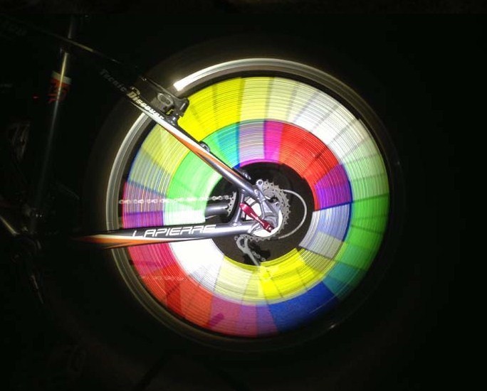 High Quality Reflective Spoke Stick Spoke Reflector Colored Bicycle Spokes