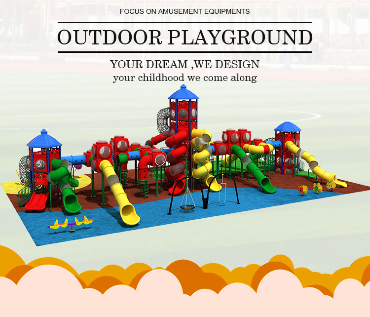 Used Kids Outdoor Plastic Playground Equipment