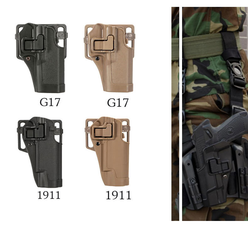 New Tactical Advanced Universal Gun Holster Combat Airsoft Waist Belt Holster Right Hand Molle Modular Pistol Holster