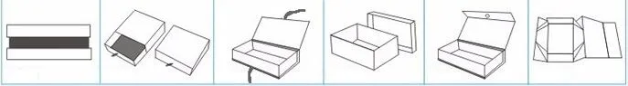 Custom Folding Corrugated Carton Snack Paper Packaging Parcel Drop Box