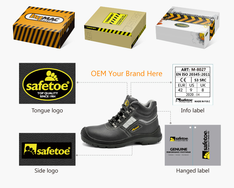 New Design Labor Safety Shoes Work Shoes Safety Footwear