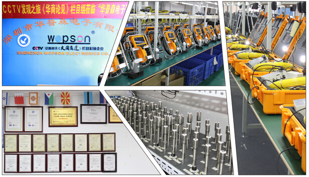 Wopson Used Pipe Inspection Equipment of Telescopic Pole Inspection