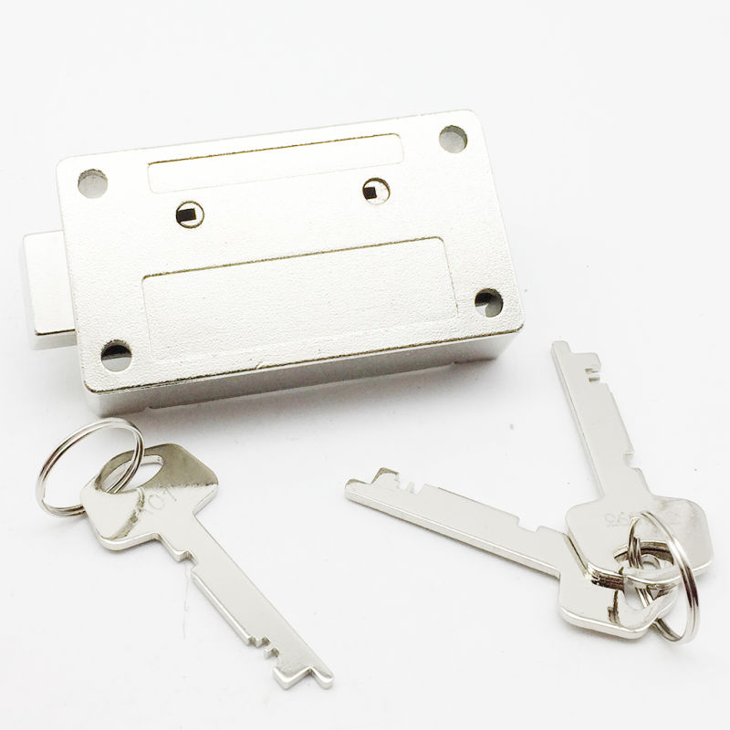 Dual Nose Safe Deposit Box Lock with Guard Key and Renter Key