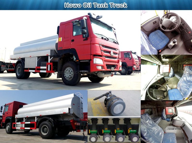 Sinotruk HOWO 4X2 Oil Fuel Tank Truck Transport Truck for Sale