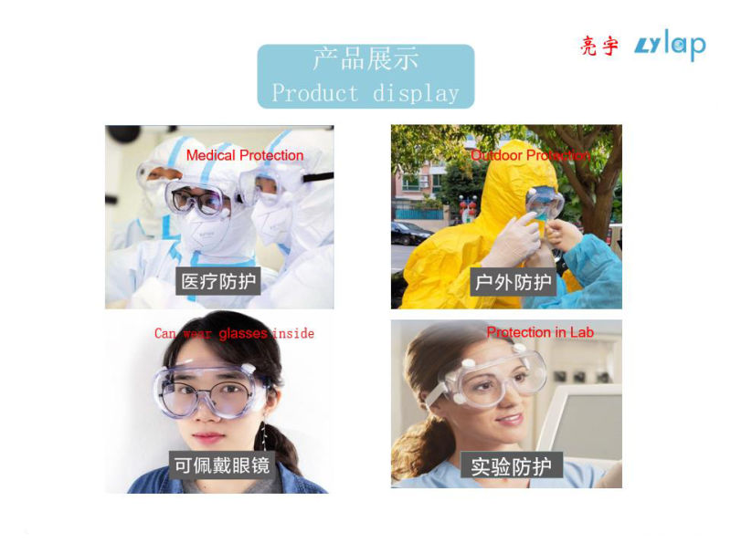 Optical Glasses Ce FDA Certification Safety Goggles Frame Pyramex Safety Goggles Medical Equipment