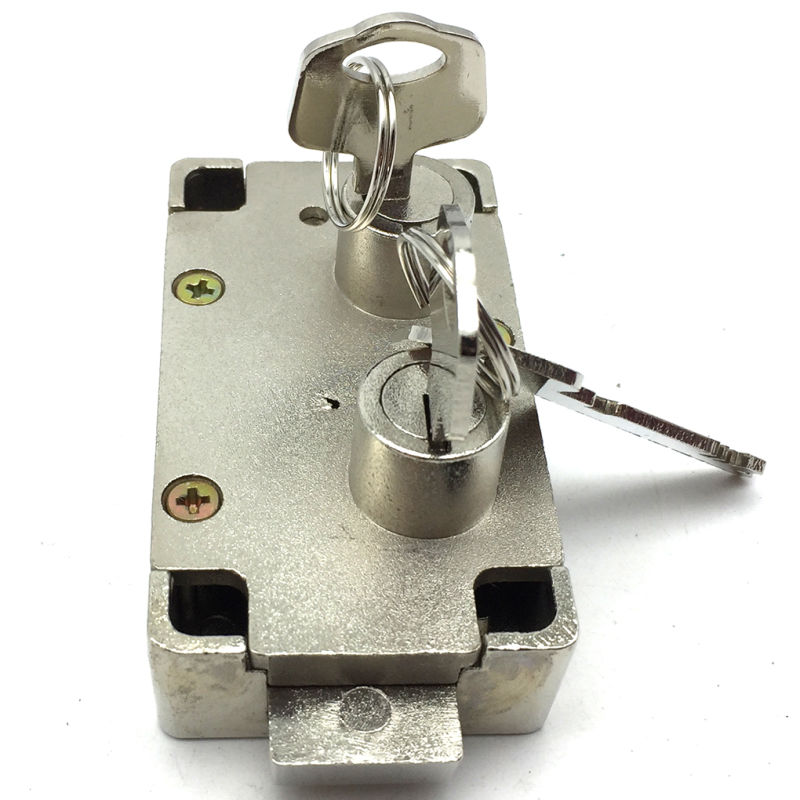 Dual Nose Safe Deposit Box Lock with Guard Key and Renter Key