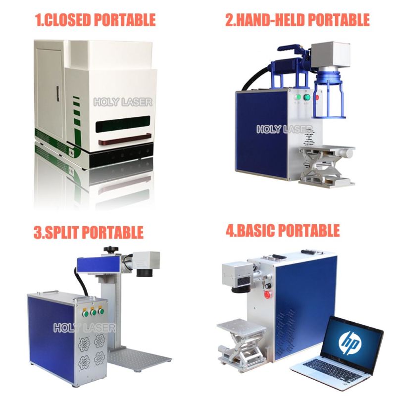 Fair Price 10W/20W/30W Fiber Laser Marking/Printer Machine for Metal Price