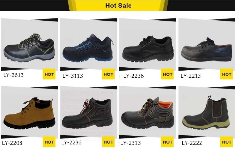 Leather Safety Shoes Safety Boots with Steel Toe Steel Plate Safety Shoe Safety Boots