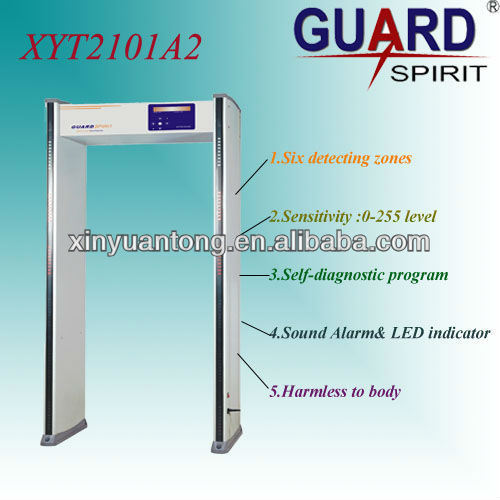 Wholesale High Quality 6 Zone Full Body Metal Scanner Price