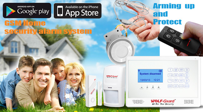 Wireless GSM Home Security Burglar Alarm System for Home Safety