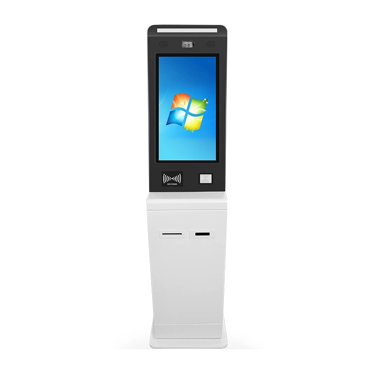 Online Access Airport Check in Kiosk with Card Reader and Printer