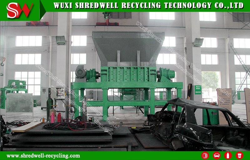 Double Shaft Scrap/Used/Waste Metal Recycling Equipment for Iron/Car/Copper Shredding