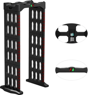 Portable Foldable Mobile Door Frame Walk Through Metal Detector Gate for for Security Checking