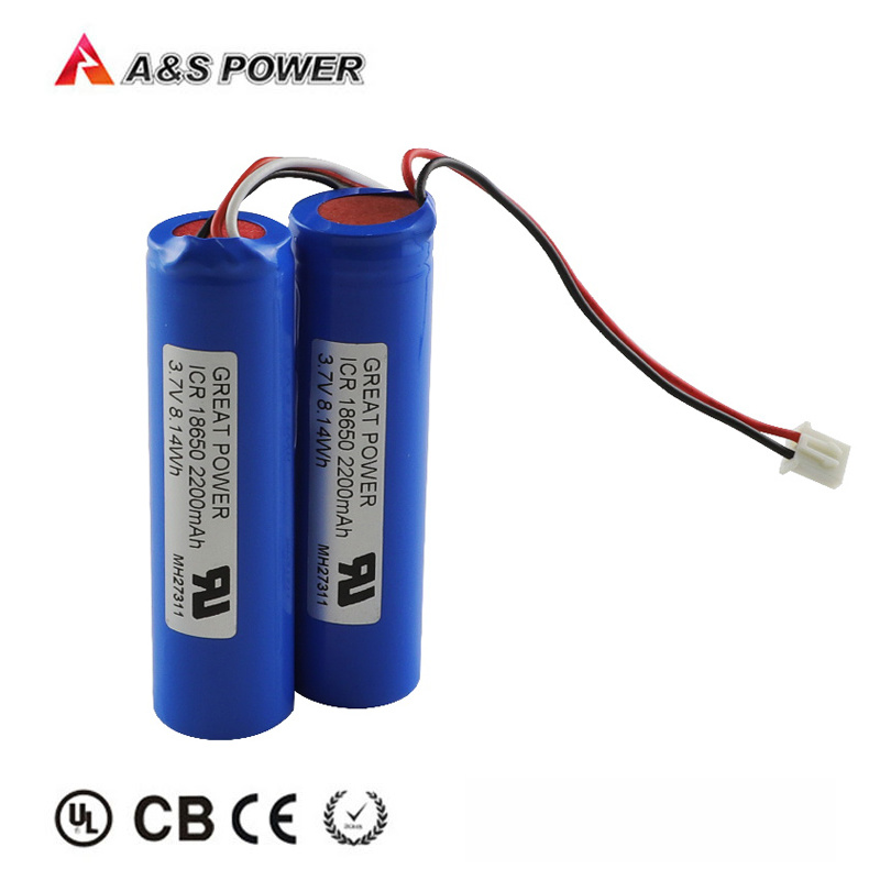 Icr18650 18650 2200mAh Li-ion Rechargeable Lithium Ion Batteries for Flashlight