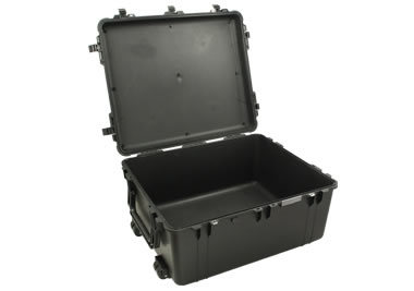 Plastic Medical Equipment Safety Case with Luggage