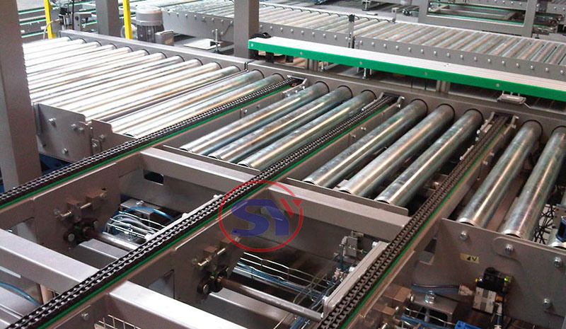 Short Ss Gravity Roller Conveyor Table for Station Safety Inspection