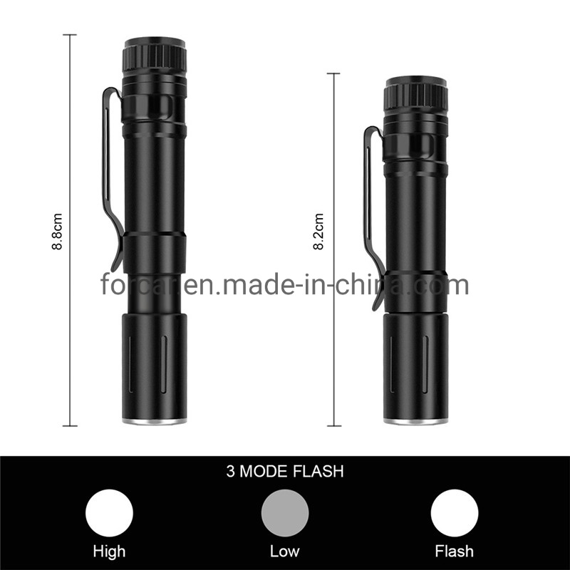 1AA Battery Portable Pen Light Mini LED Flashlight Torch