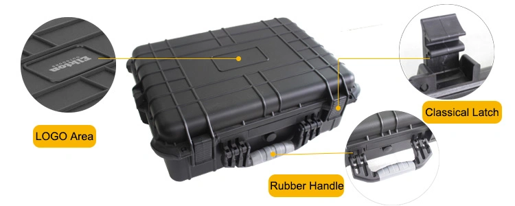 Heavy Duty Waterproof Hard Plastic Case Military Shockproof Long Gun Weapon Case