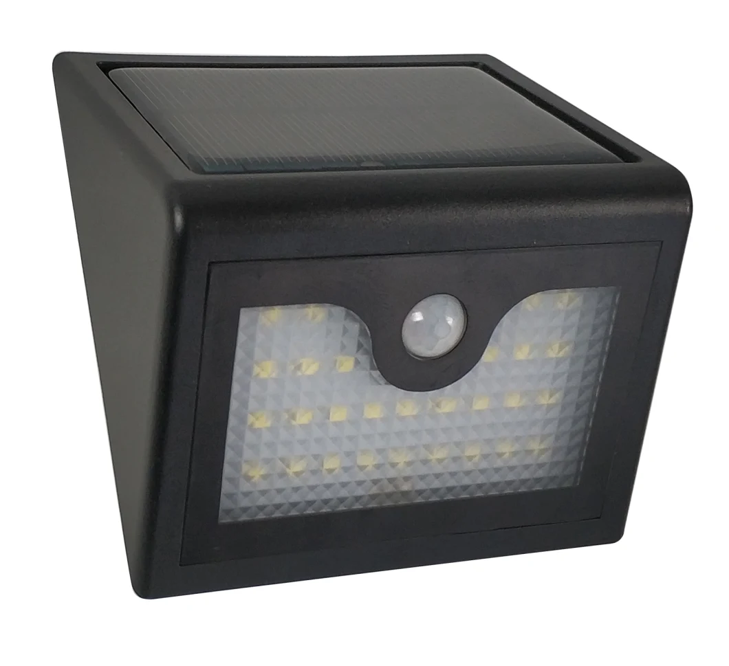 28 LED New Triangle Solar Wall Light with Movement Detection Sensor