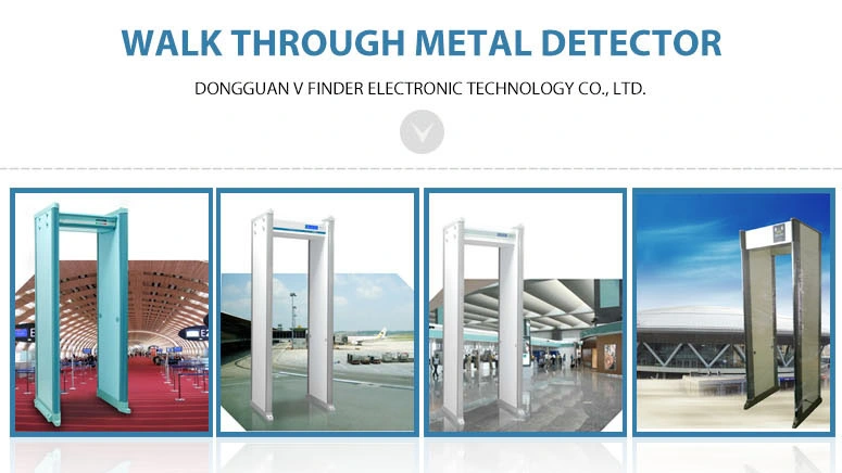 Security Inspection Scanner for Body, Walk Through Metal Detector for Airport
