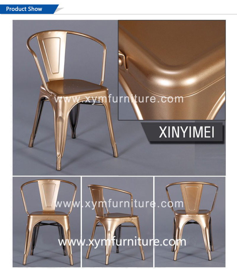 Antique Design Classic Galvanized Metal Chair/Rustic Metal Chair /Metal Garden Chair