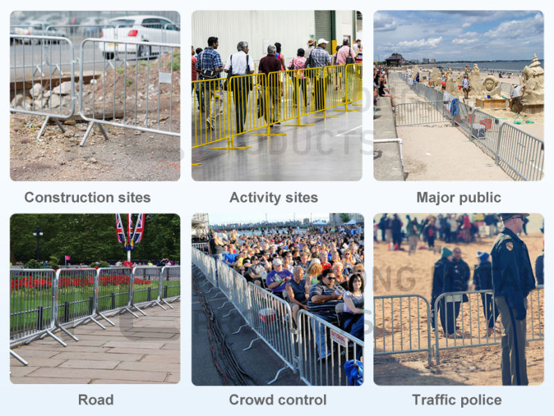 Rigid Portable Safety Crowd Control Event Line Traffic Barrier for Sale