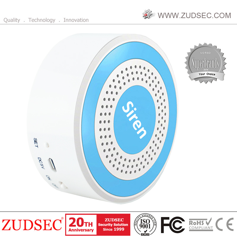 Wireless Alarm External Siren, Electronic Hooter and Strobe Light Wireless Outdoor Siren